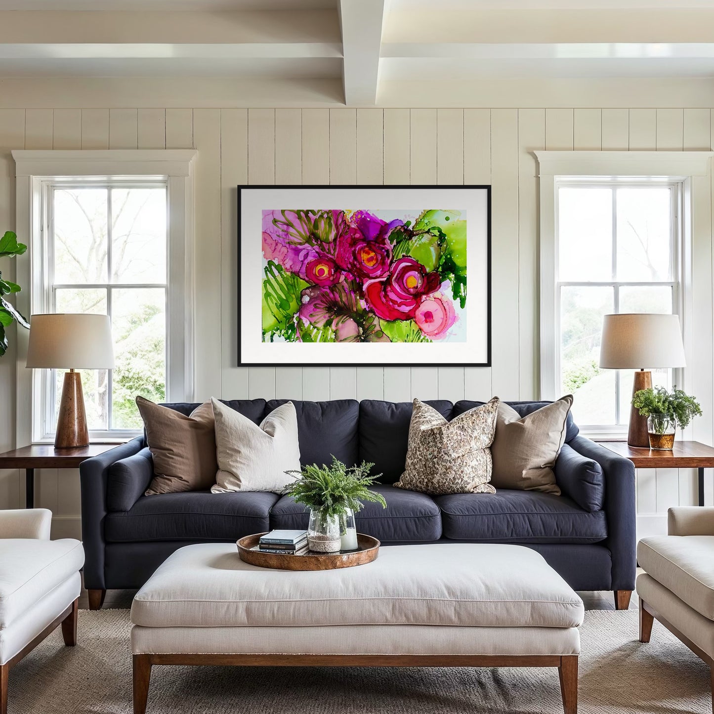 Tu as fait fleurir mon cœur 26X40