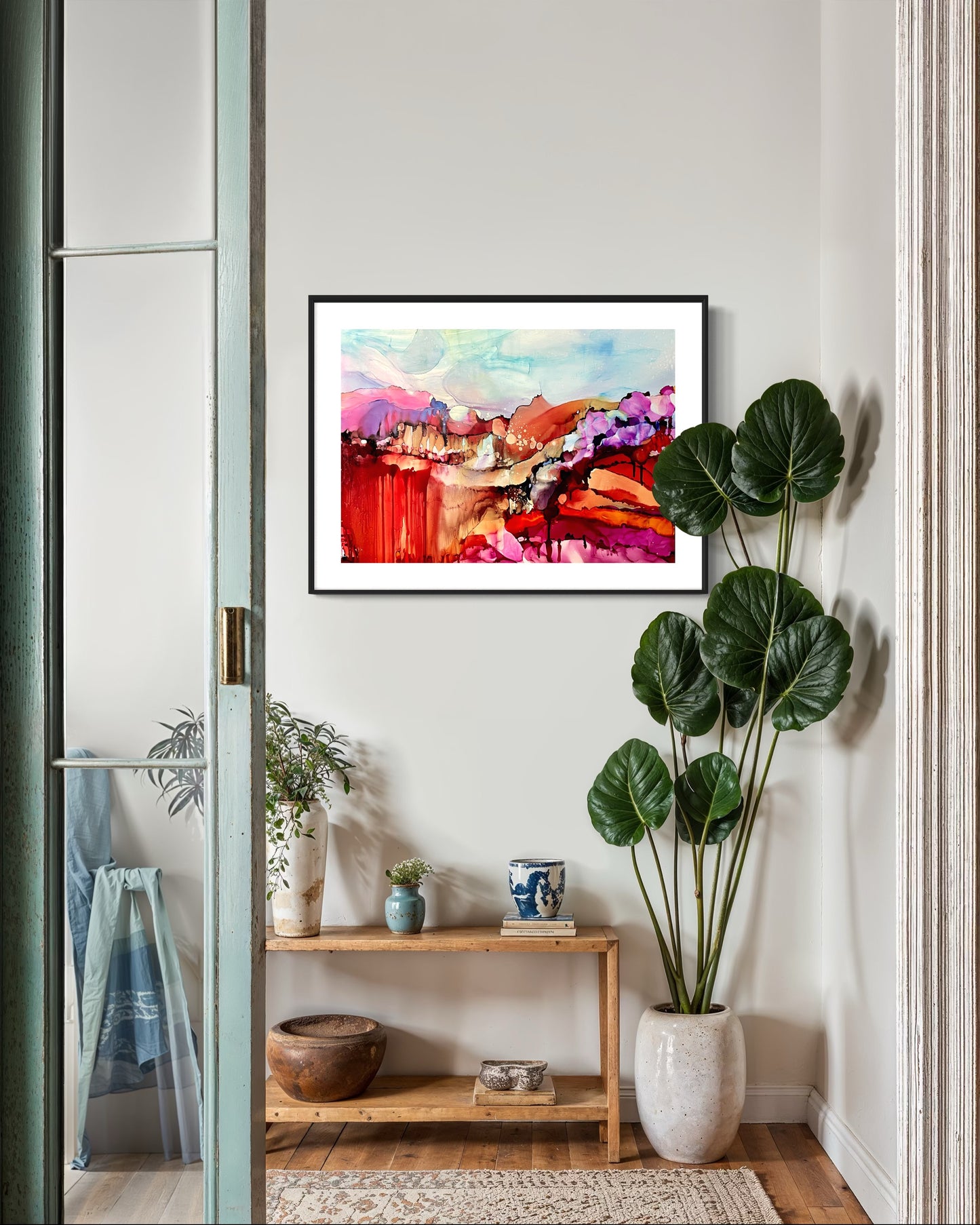 La montagne aux mille aurores 28X40