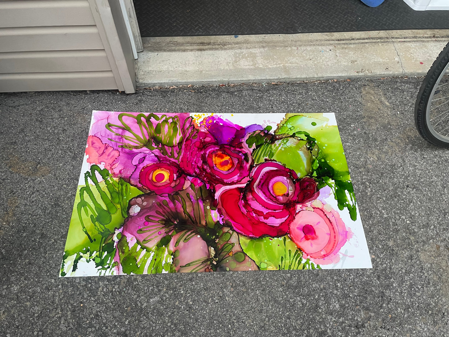 Tu as fait fleurir mon cœur 26X40