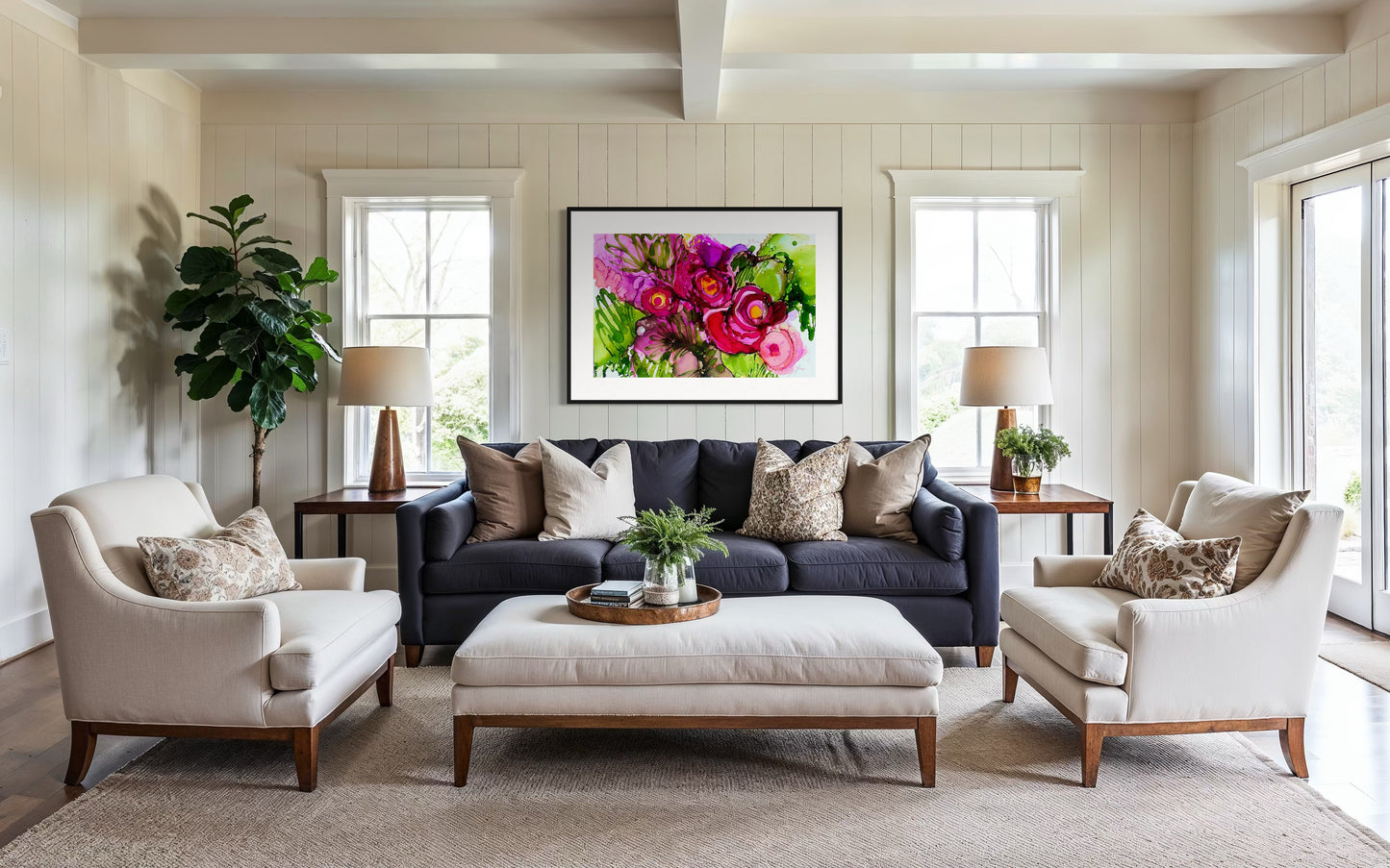 Tu as fait fleurir mon cœur 26X40