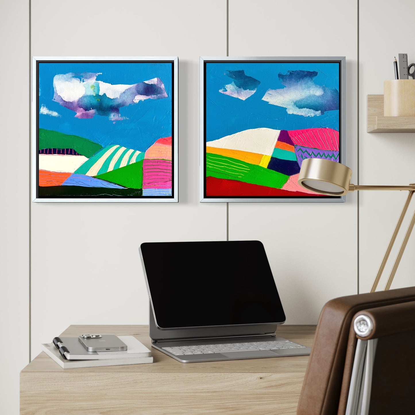 Vacances et parasols 12X12