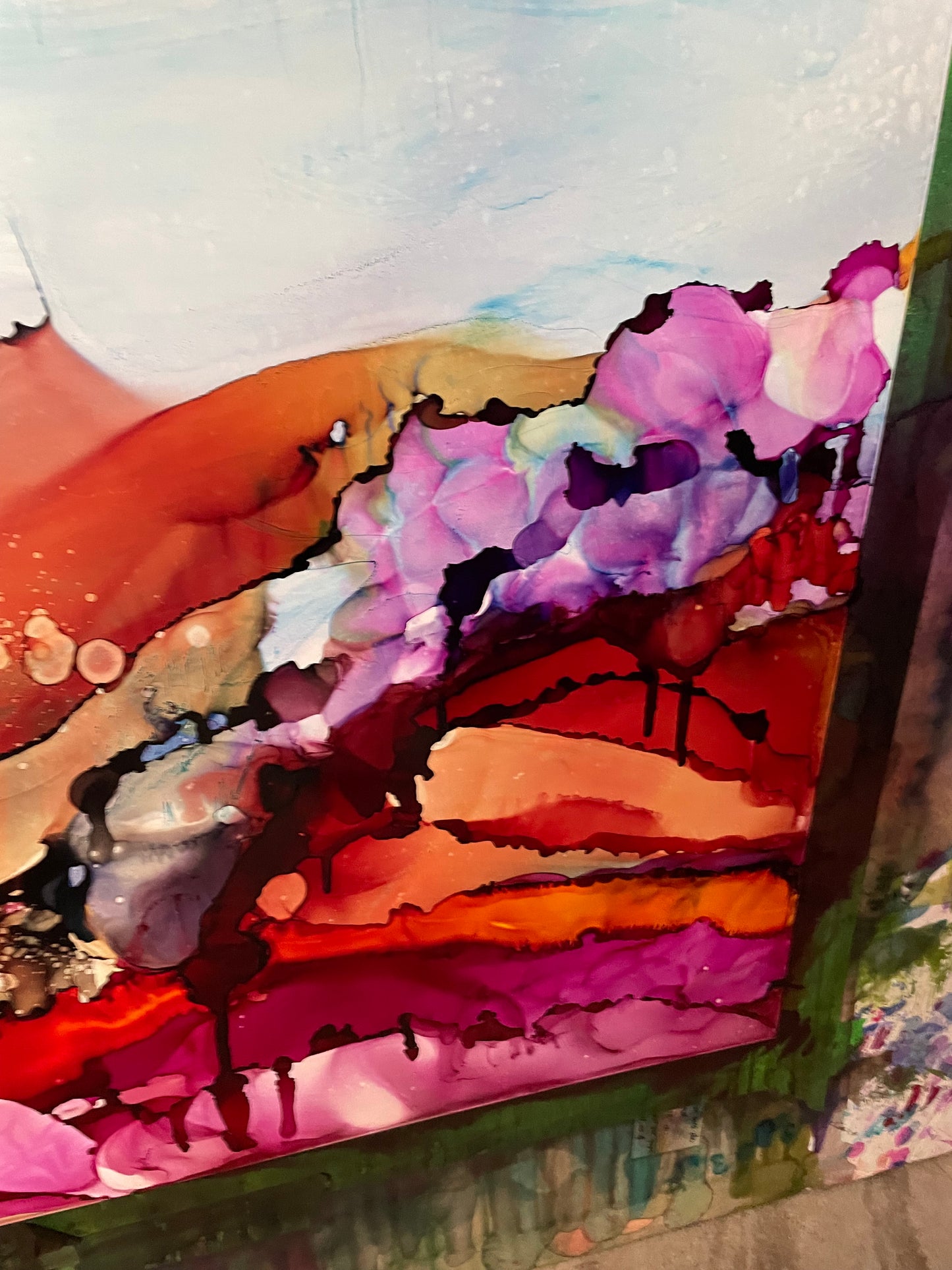 La montagne aux mille aurores 28X40