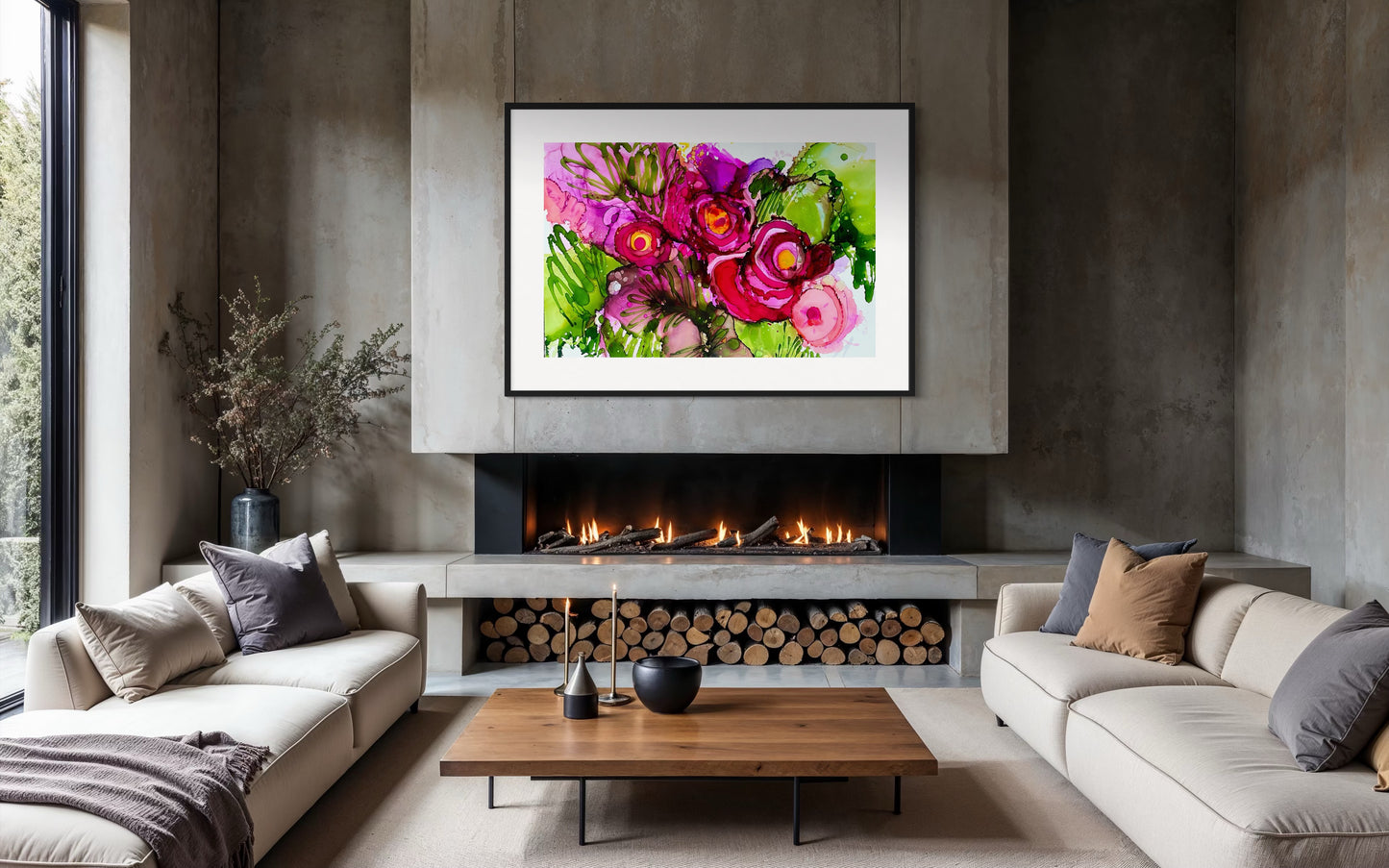 Tu as fait fleurir mon cœur 26X40