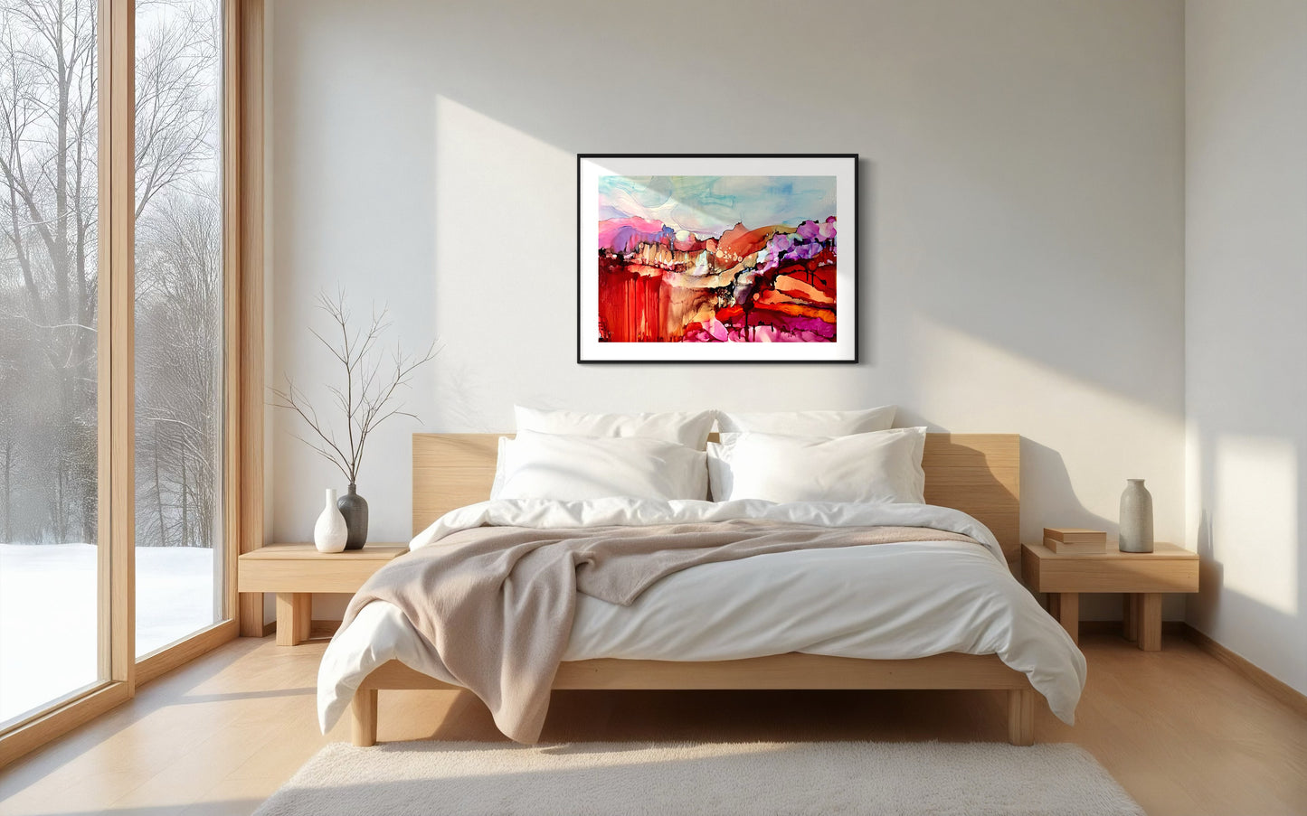 La montagne aux mille aurores 28X40