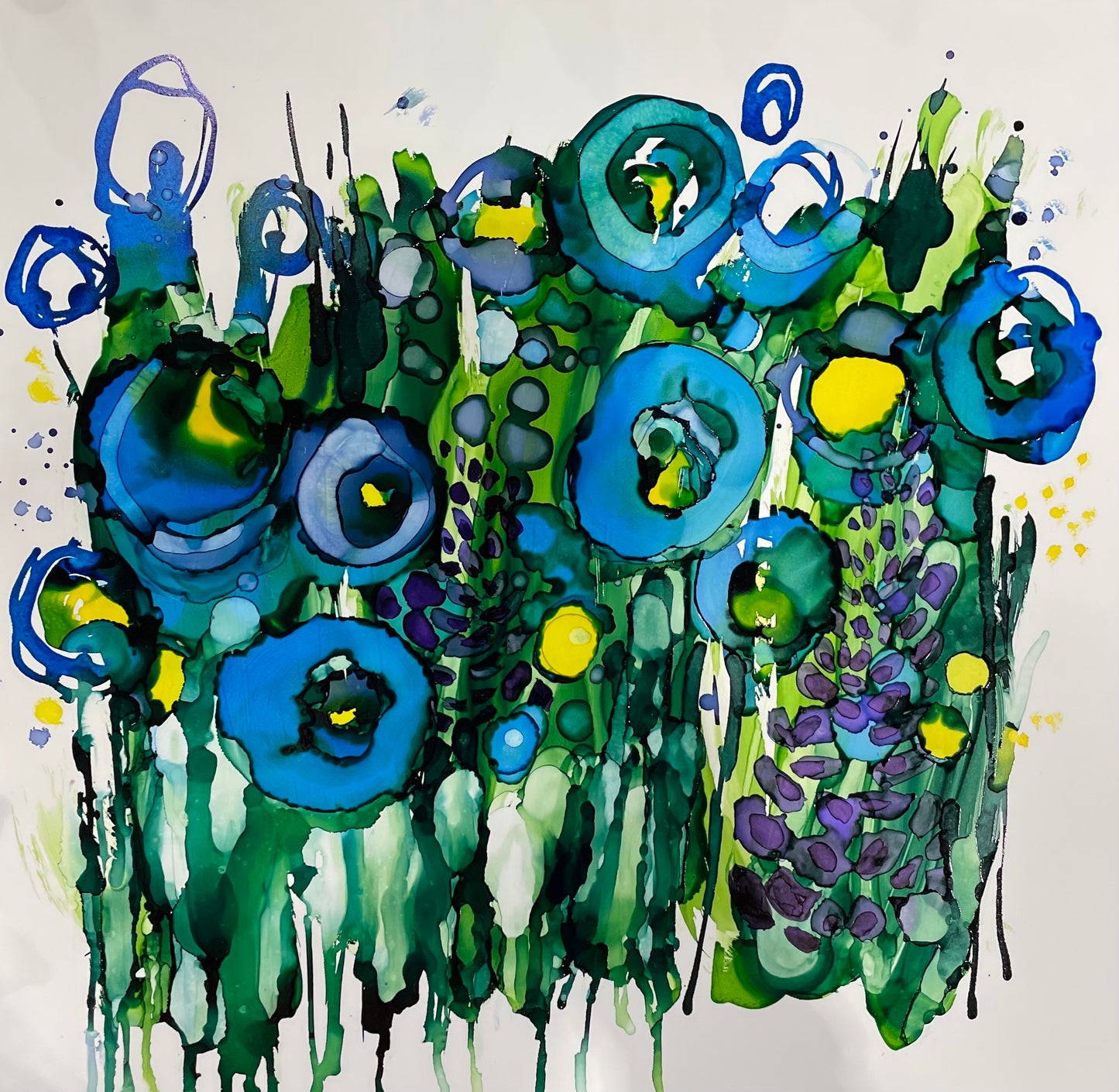 L’heure bleue 12X12"