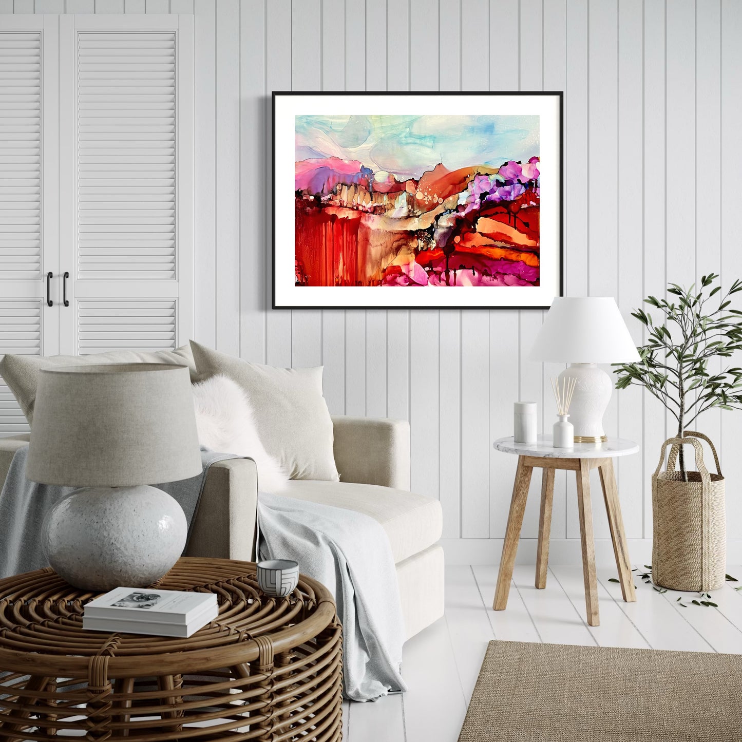 La montagne aux mille aurores 28X40