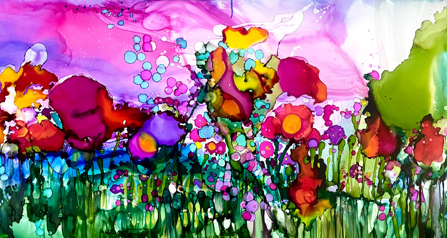 Promenade au jardin 20X40