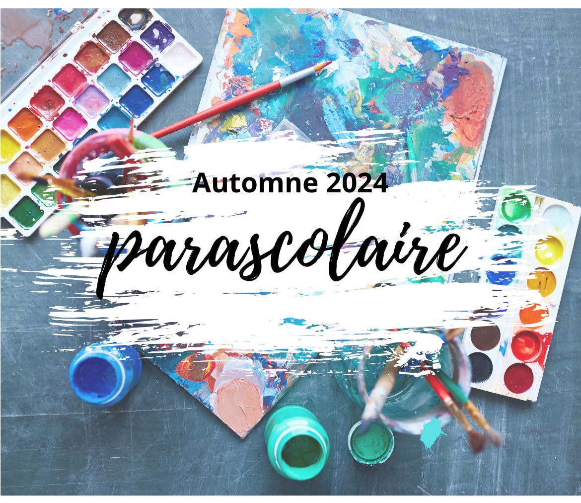 **Complet** Ateliers d'art parascolaires Espace-Couleurs | Automne 2024 | MERCREDI PM