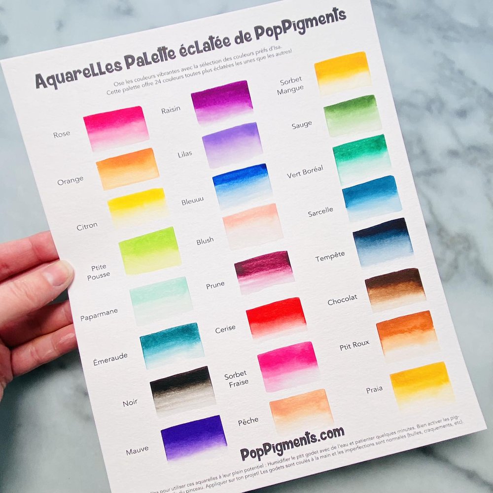 Aquarelle Pop pigment