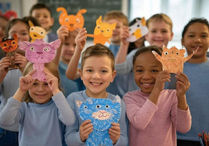 Les petits créatifs (Atelier Art Intuitif à Ste-Rose)-  6 à 11 ans Mars 2025- Dimanche 9h à 10h