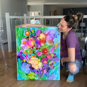 Floral sunshine 24X30