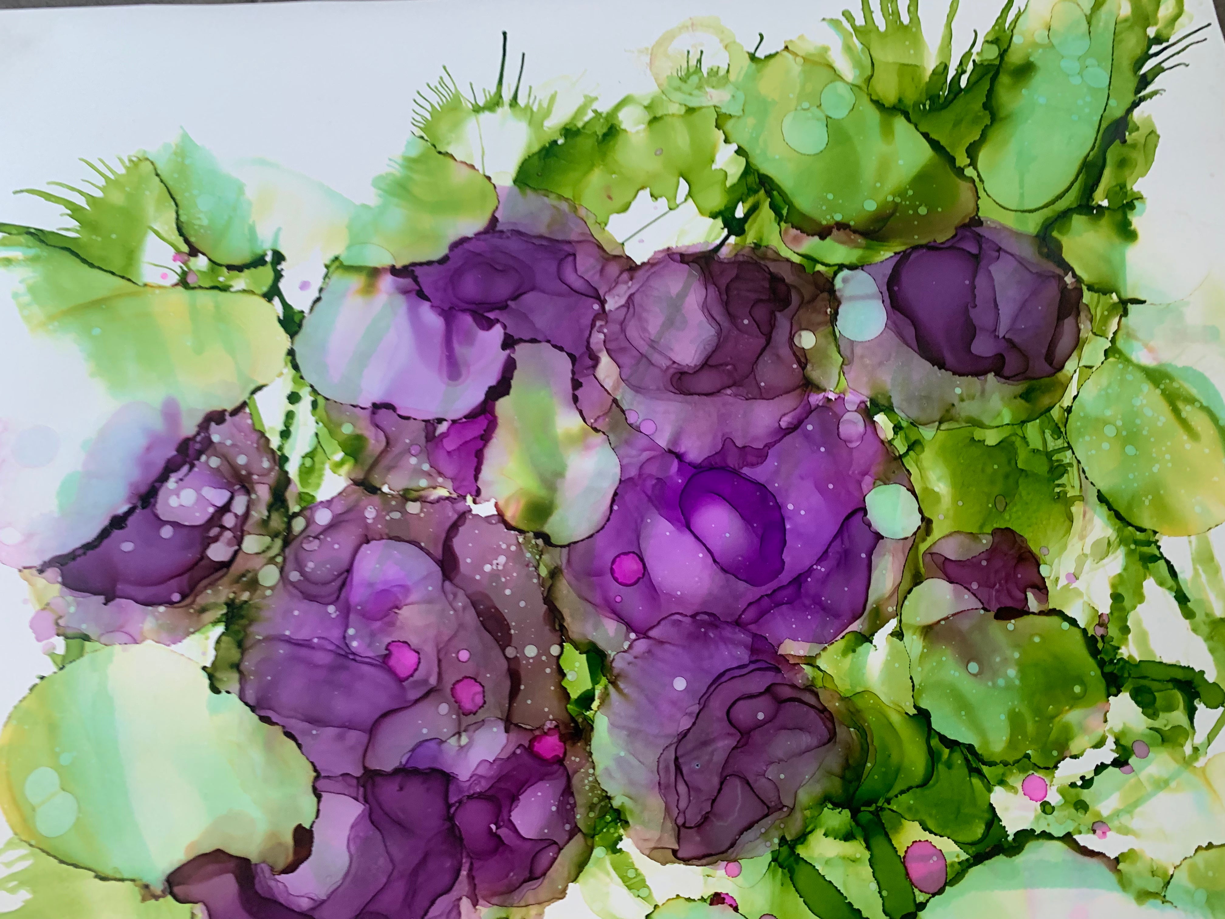 Inspiration violette 24X30