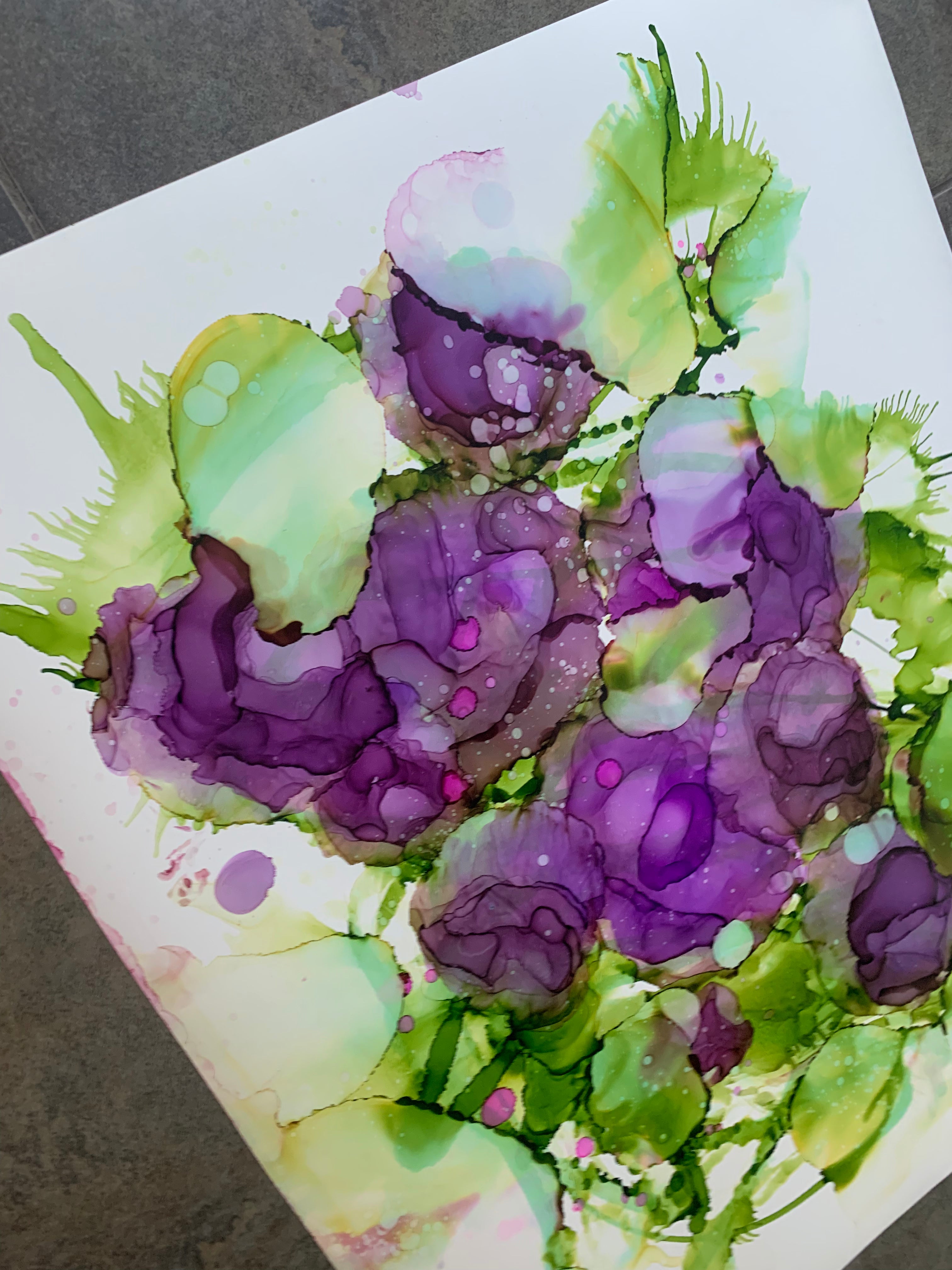 Inspiration violette 24X30