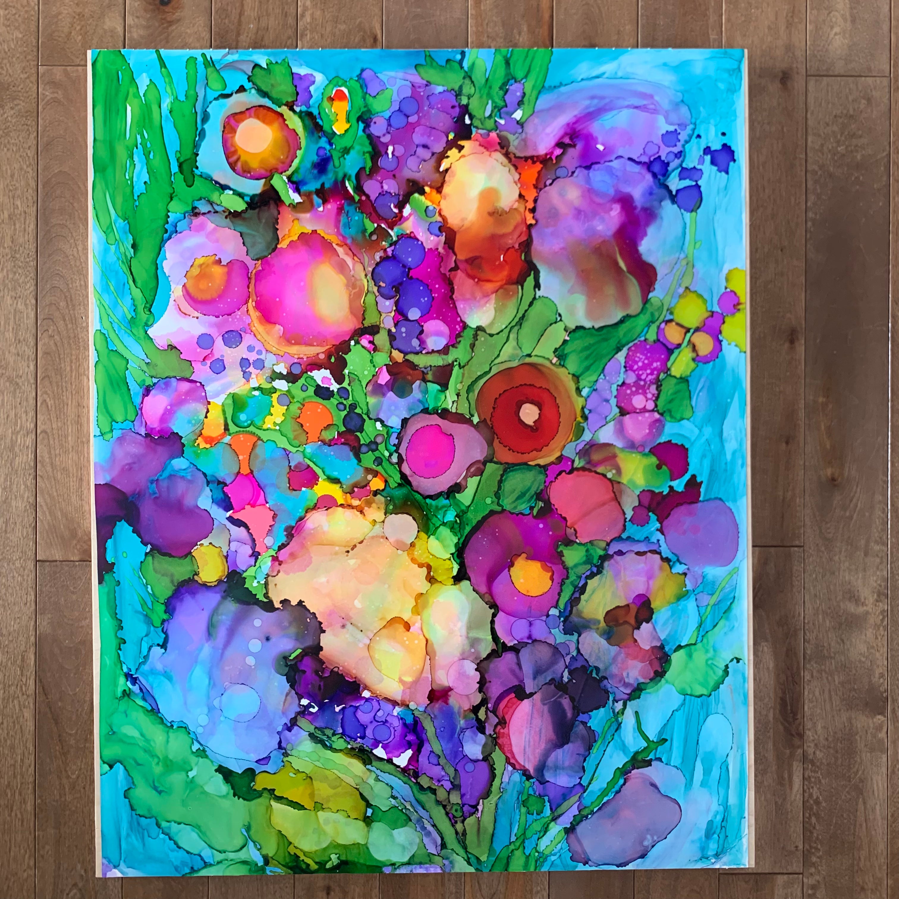 Floral sunshine 24X30