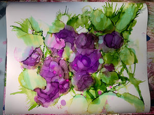 Inspiration violette 24X30