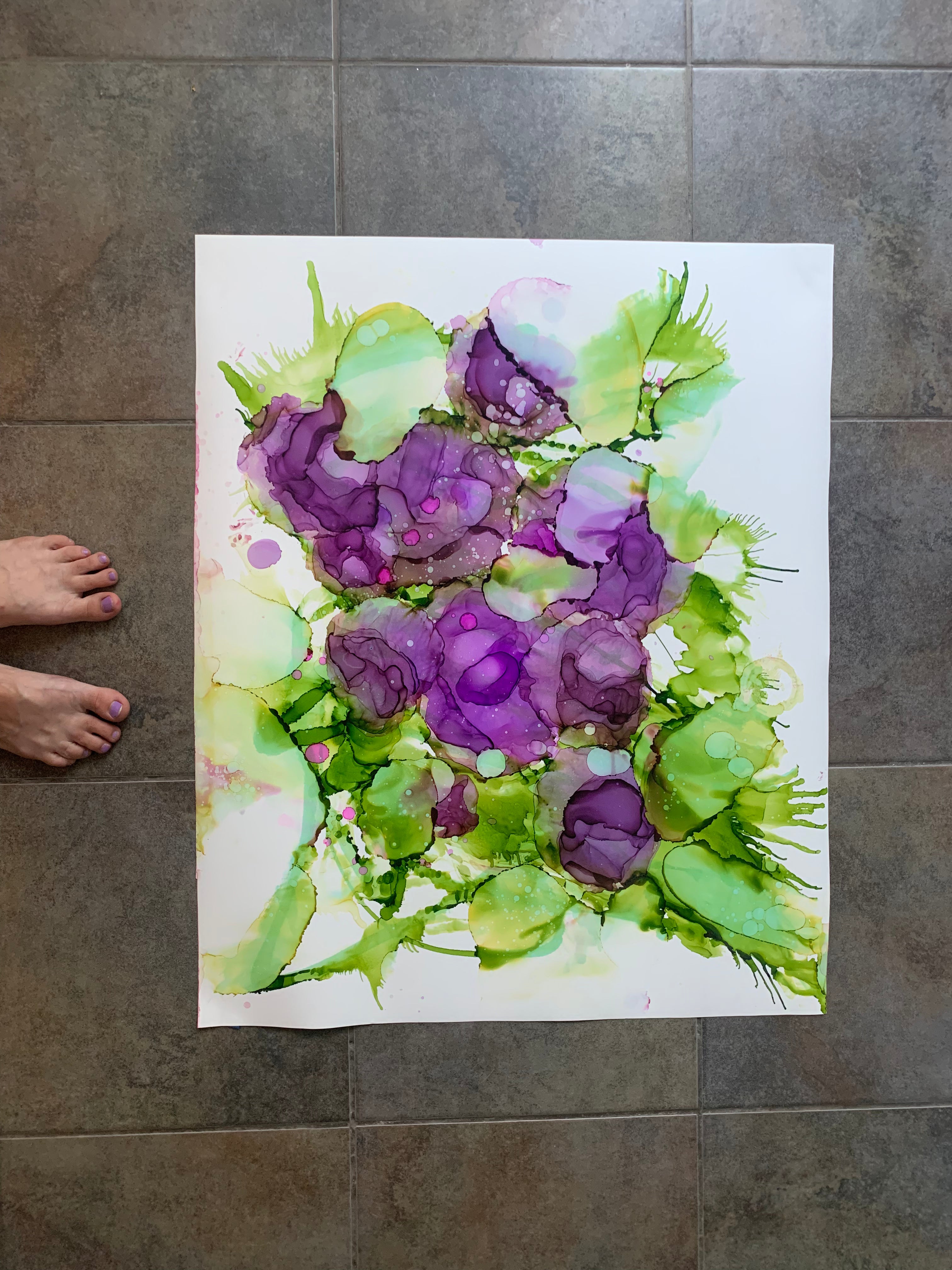 Inspiration violette 24X30